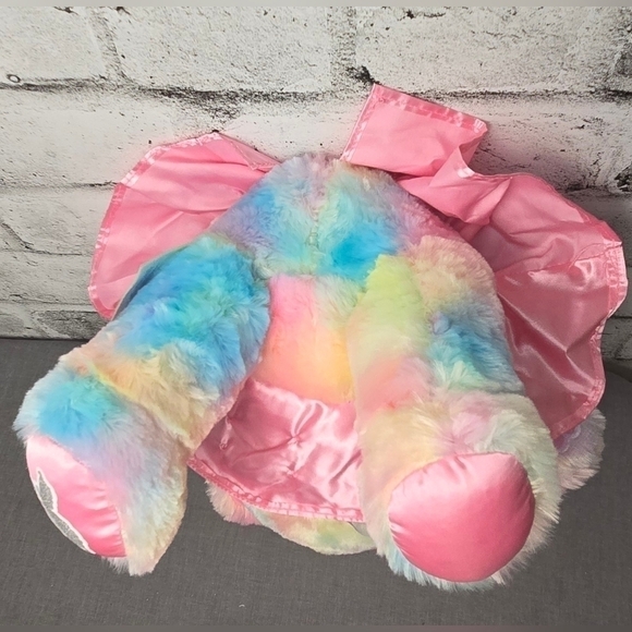 Build-A-Bear Rainbow Plush with Heartbeat Sound & Tutu Outfit 16" - Picture 9 of 12